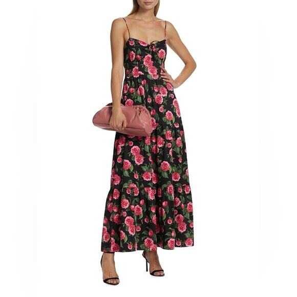 Alice + Olivia Chantay Floral Maxi Dress - Cheri Floral 12 - Picture 3 of 8